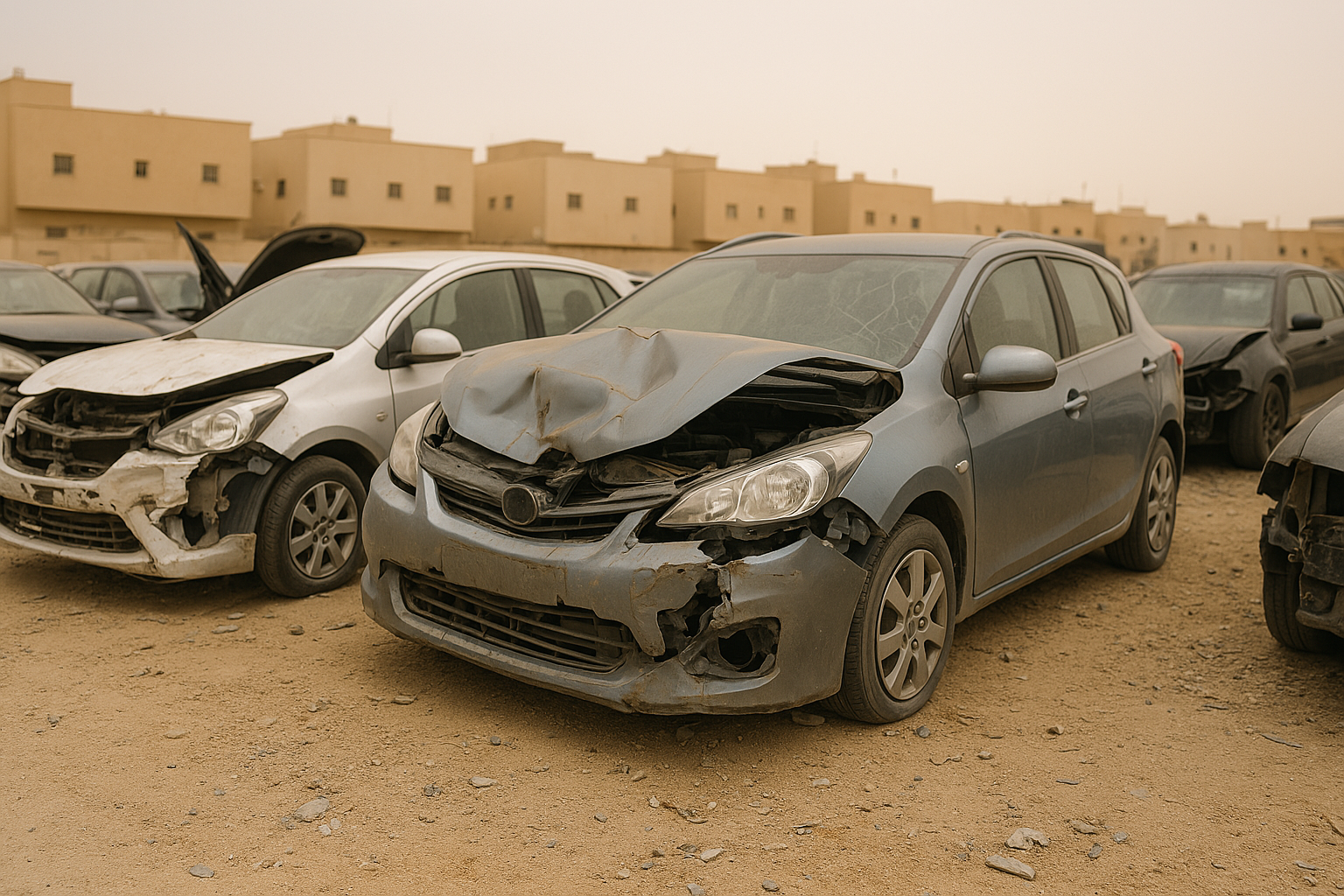 سيارة محترقة للتشليح في الرياض